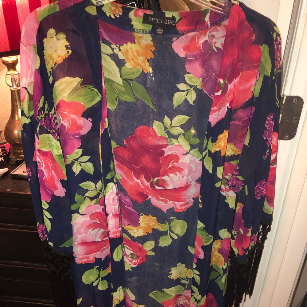 Floral kimono
